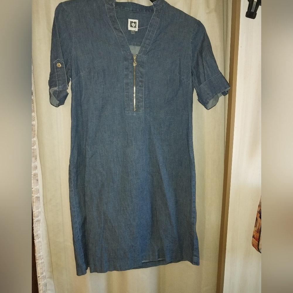 Anne Klein Denim/Blue Jean sz4 dress